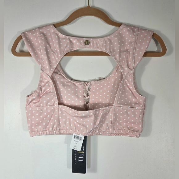 RARE BEACH BUNNY BFIT HAZEL POLKA DOT TOP. - Picture 2 of 7